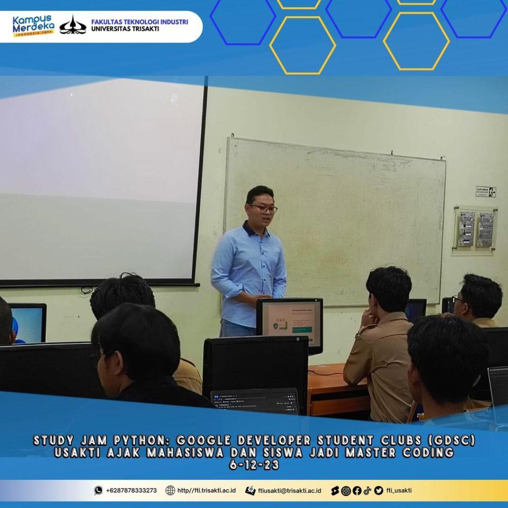 Study Jam Python: GDSC Usakti Ajak Mahasiswa dan Siswa Jadi Master ...